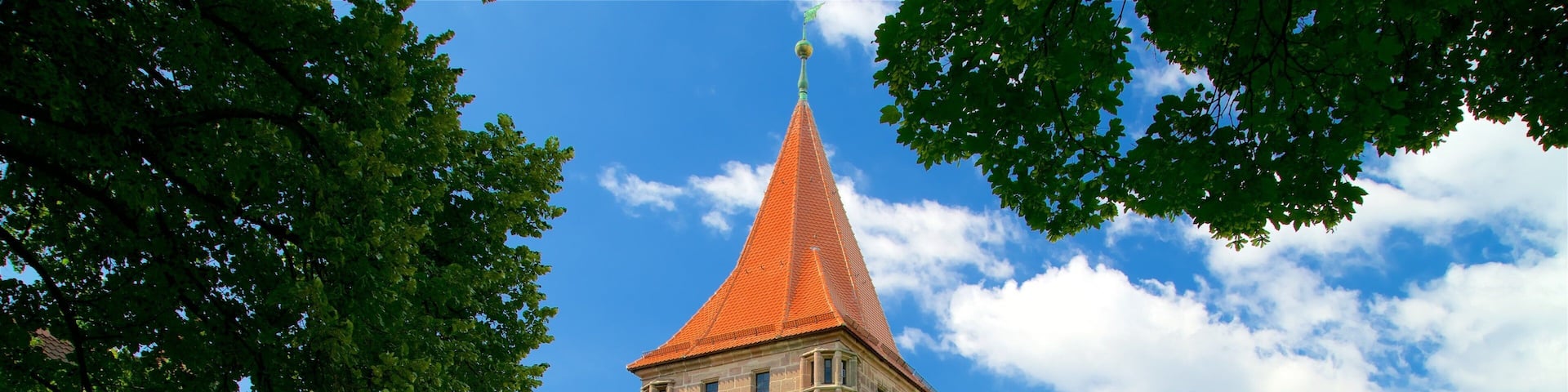 Castillo de Nuremberg ofreciendo elementos patrimoniales