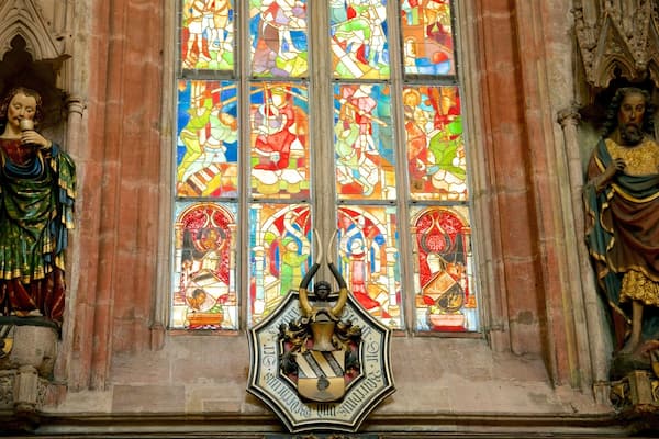 St. Sebaldus Church showing heritage elements, interior views and religious aspects