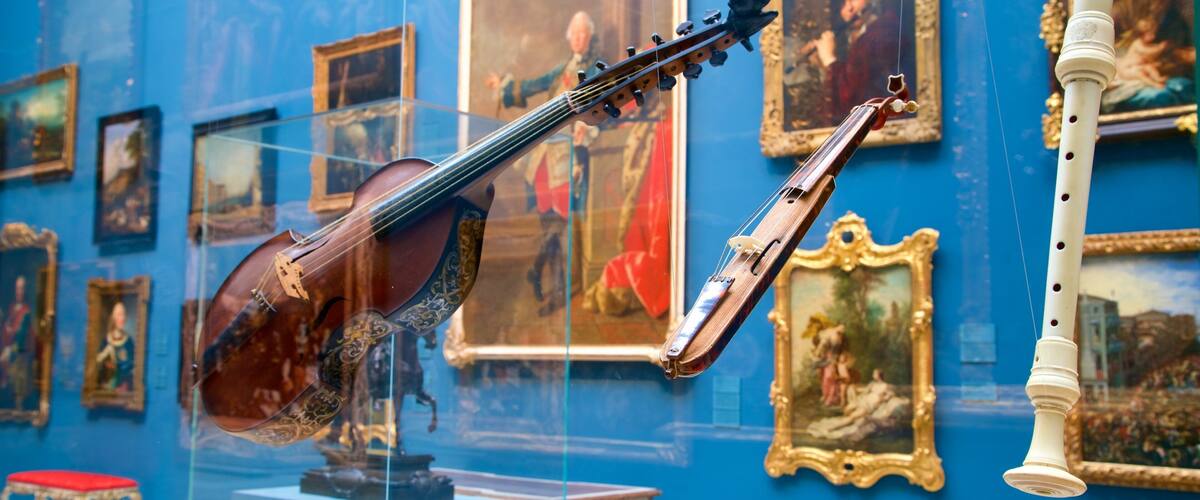 Museo Nacional Alemán ofreciendo arte, elementos del patrimonio y vistas interiores