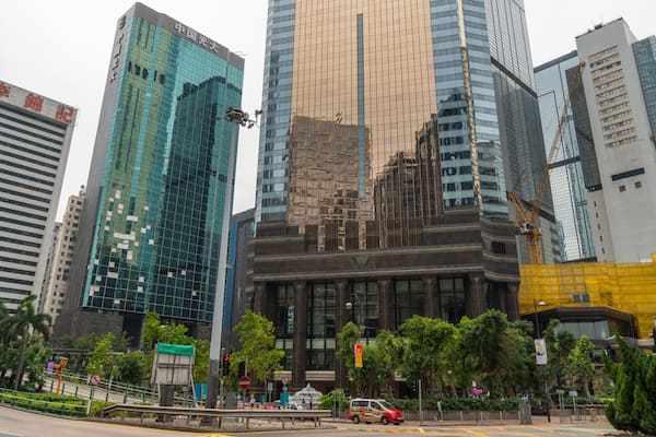 Central Plaza which includes a city