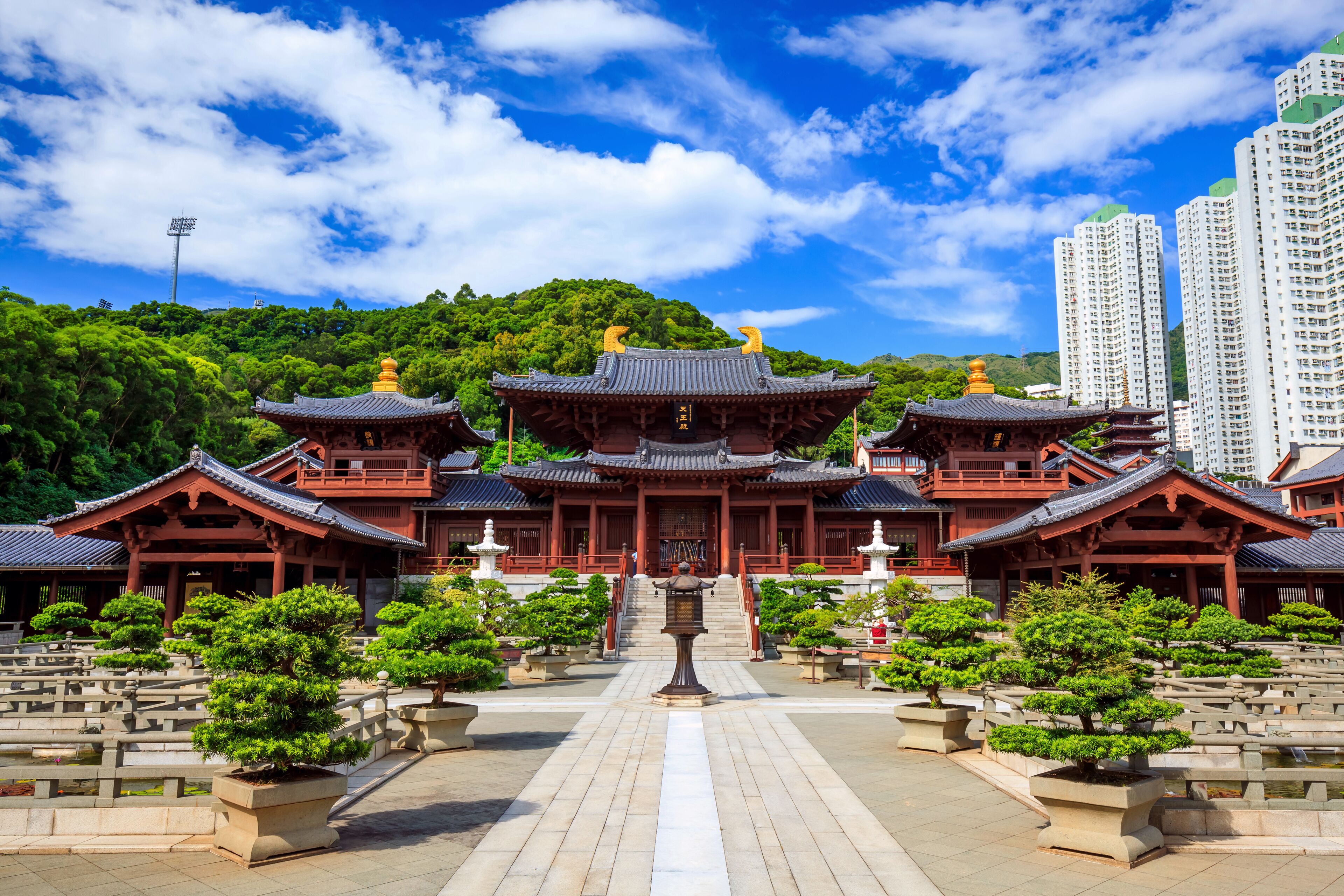 Chi lin Nunnery, Tang dynasty style temple, Hong Kong, China, Shutterstock ID 220221166, Purchase Order: SP-1936, Order Number: SP-1936 Go Guides, Client/Licensee: Hotels.com, Other: Supattra Laoreiam