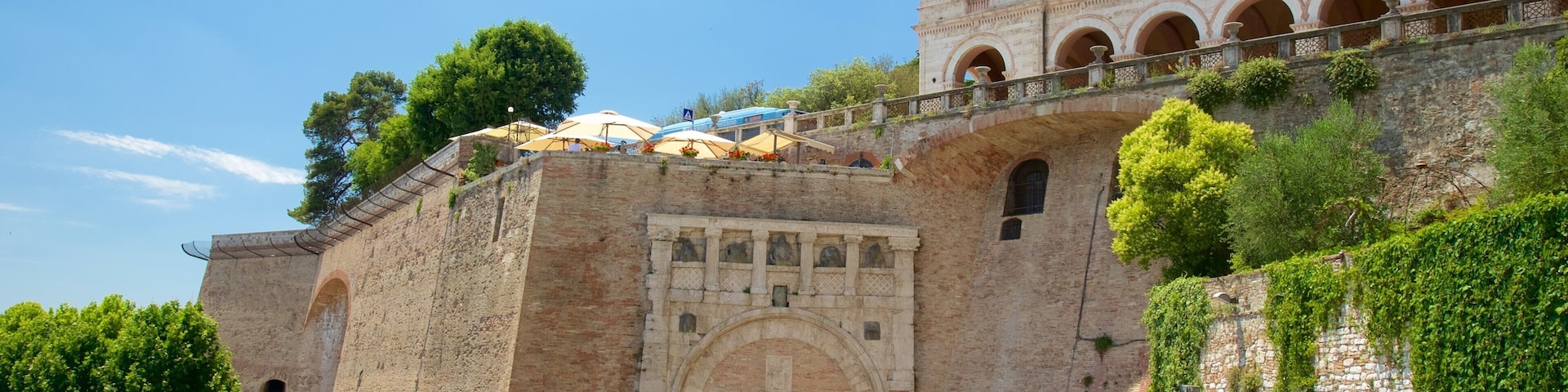 Rocca Paolina featuring heritage architecture