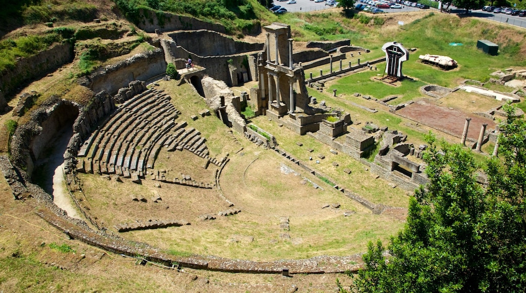 Roman Theatre featuring heritage elements, building ruins and theater scenes