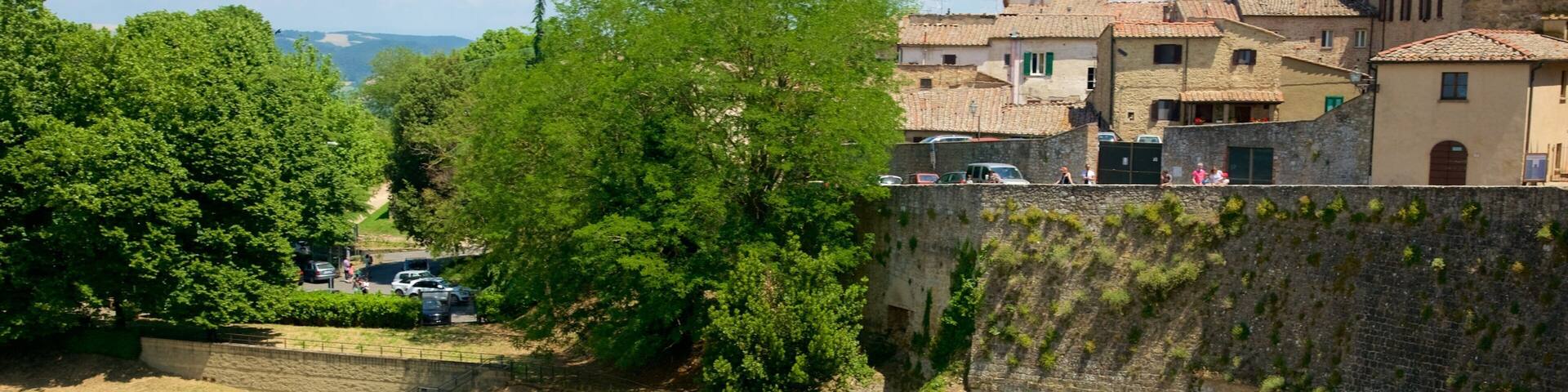 Roman Theatre featuring a small town or village and heritage architecture