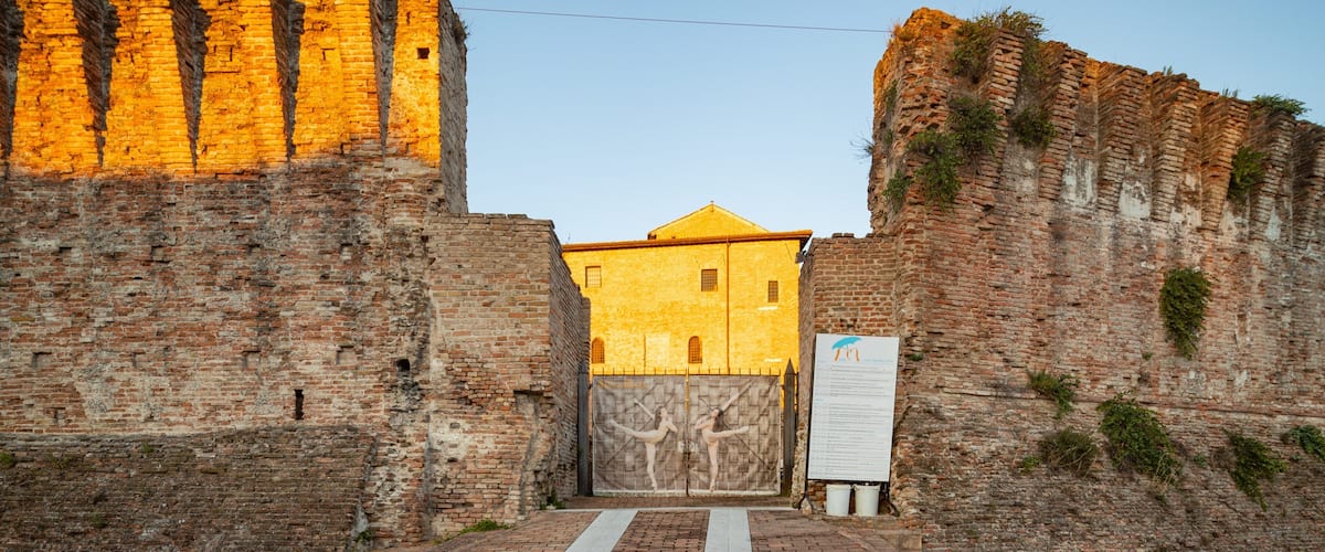 Castel Sismondo which includes heritage architecture