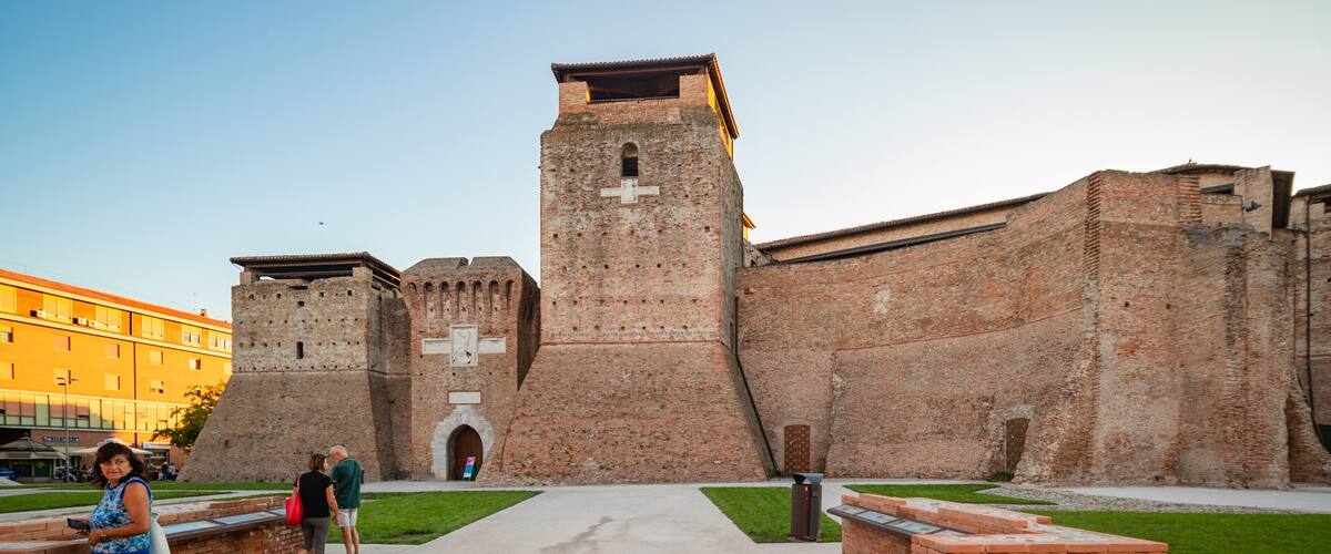 Castel Sismondo featuring heritage architecture