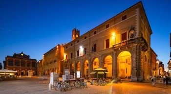 Rimini City Hall featuring night scenes and heritage elements