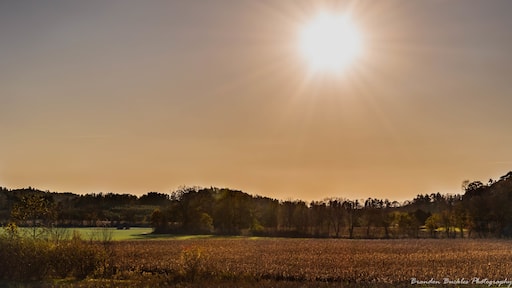 Sunset over a field in Bat Cave, North Carolina
#MyBackyard
#sunset
#batcave
#northcarolina
#fall
