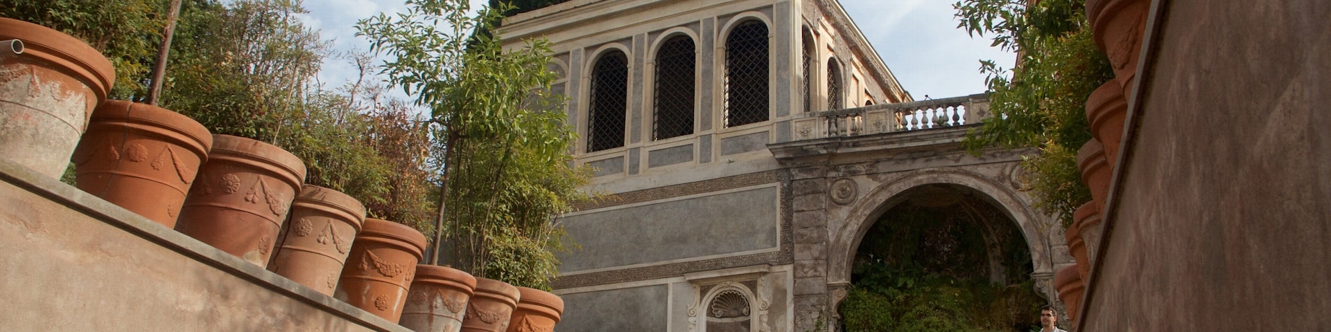 Orti Farnesiani caracterizando arquitetura de patrimônio