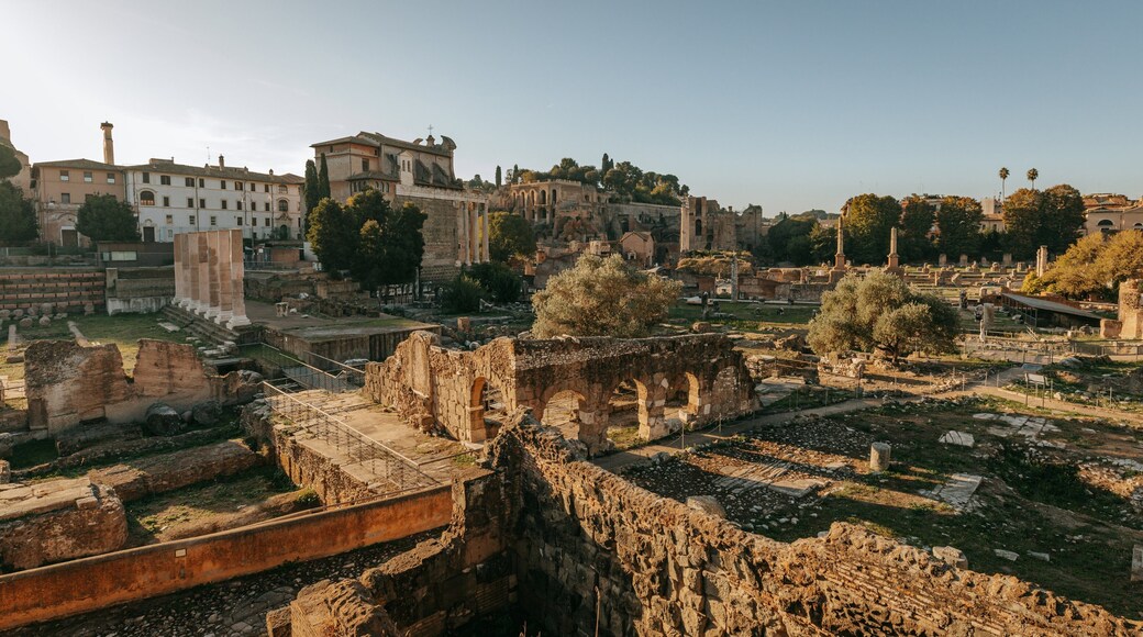 Trajan\'s Forum which includes a ruin and heritage elements