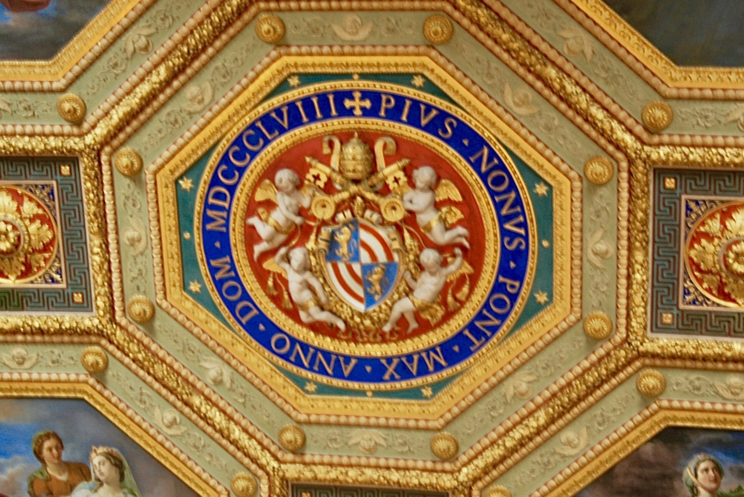 #BVSBlue
The Vatican  seal.