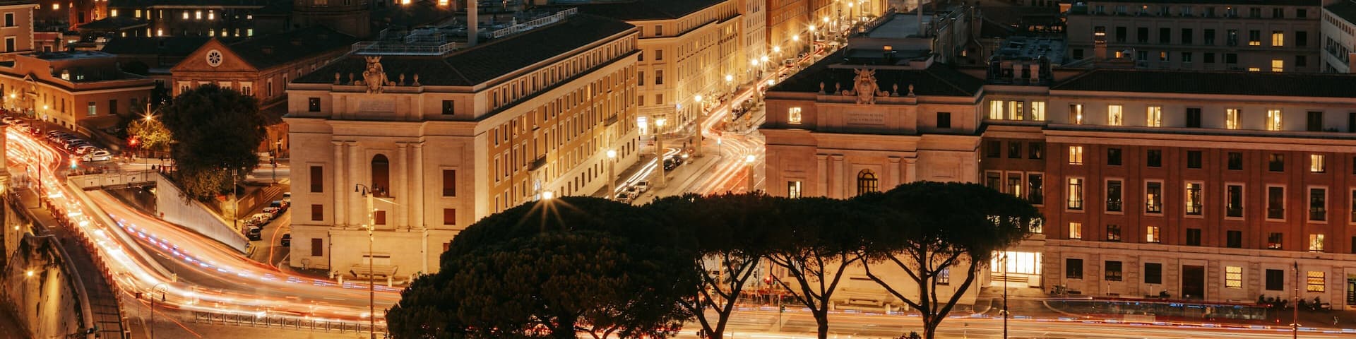 St. Peter\'s Basilica which includes a sunset, a city and landscape views