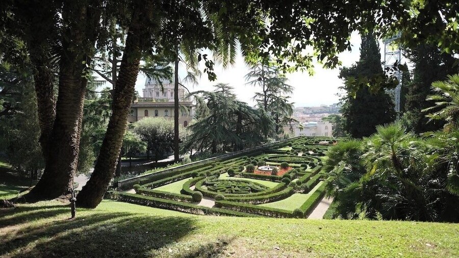 The Gardens of Vatican City also informally known as the Vatican Gardens in Vatican City are private urban gardens and parks which cover more than half of the country, located in the west of the territory and owned by the Pope. There are some buildings, such as Radio Vatican and the Governor's Palace, within the gardens.