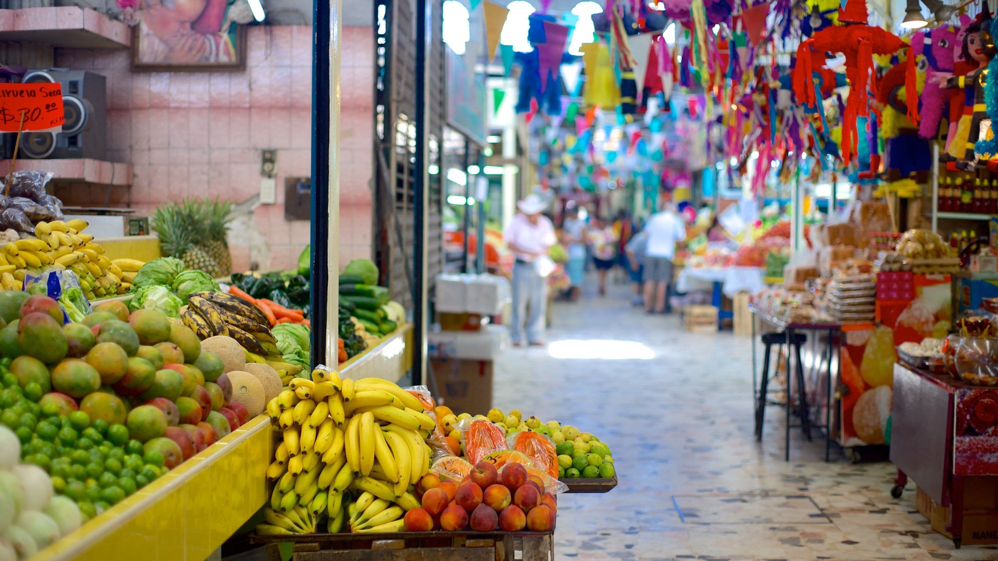 Jose Maria Pino Suarez Municipal Market featuring food and markets