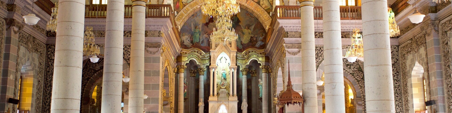 Catedral de la Inmaculada Concepción mostrando una iglesia o catedral, elementos patrimoniales y vistas de interior