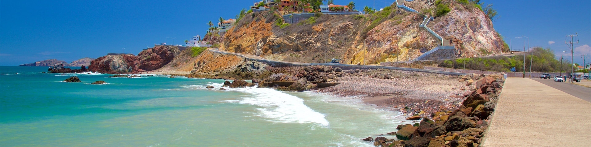 El Mirador showing general coastal views and rugged coastline