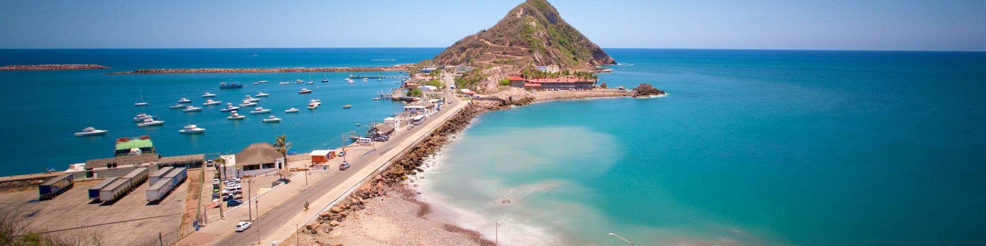 El Mirador which includes mountains, general coastal views and rocky coastline