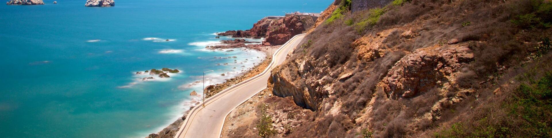 El Mirador which includes rugged coastline and general coastal views