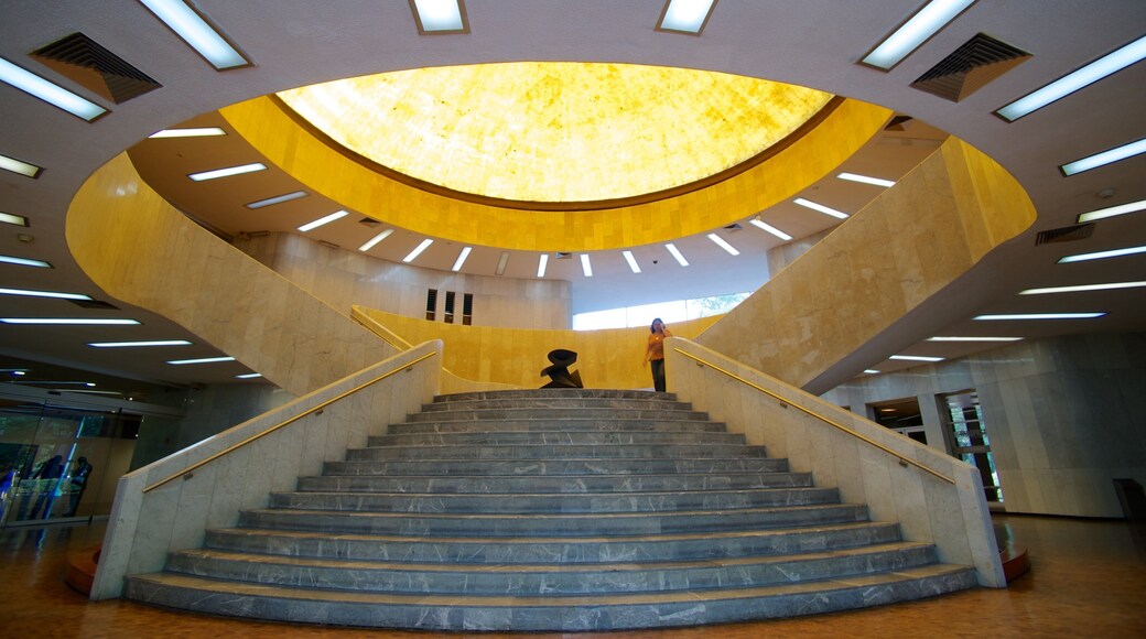 Museum van moderne kunst toont interieur