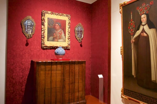 Museo Franz Mayer mit einem Kunst, Innenansichten und Geschichtliches