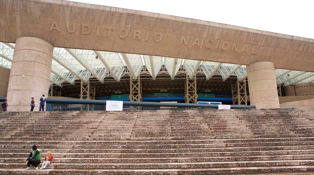 Nationaal auditorium toont theaters en moderne architectuur