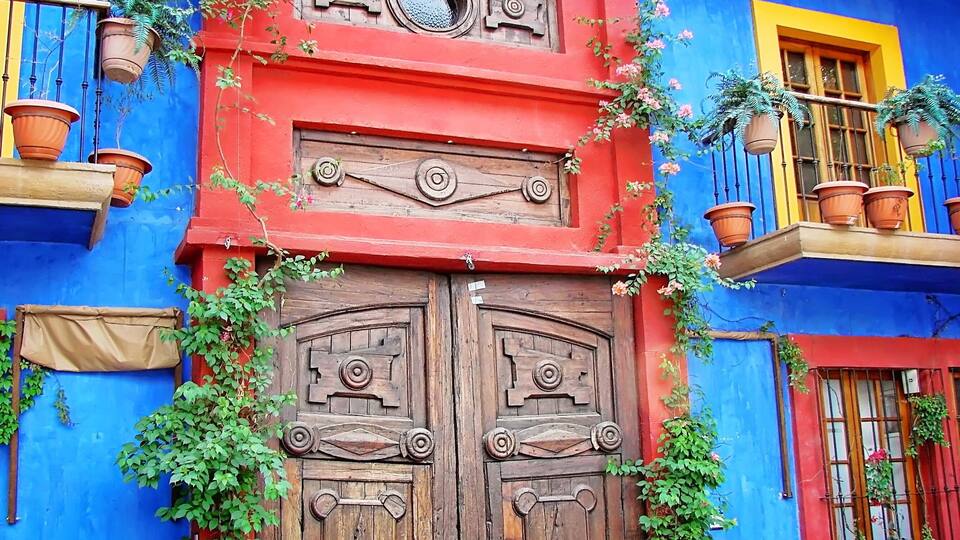 Old city - Monterrey Barrio Antiguo; Shutterstock ID 643829254