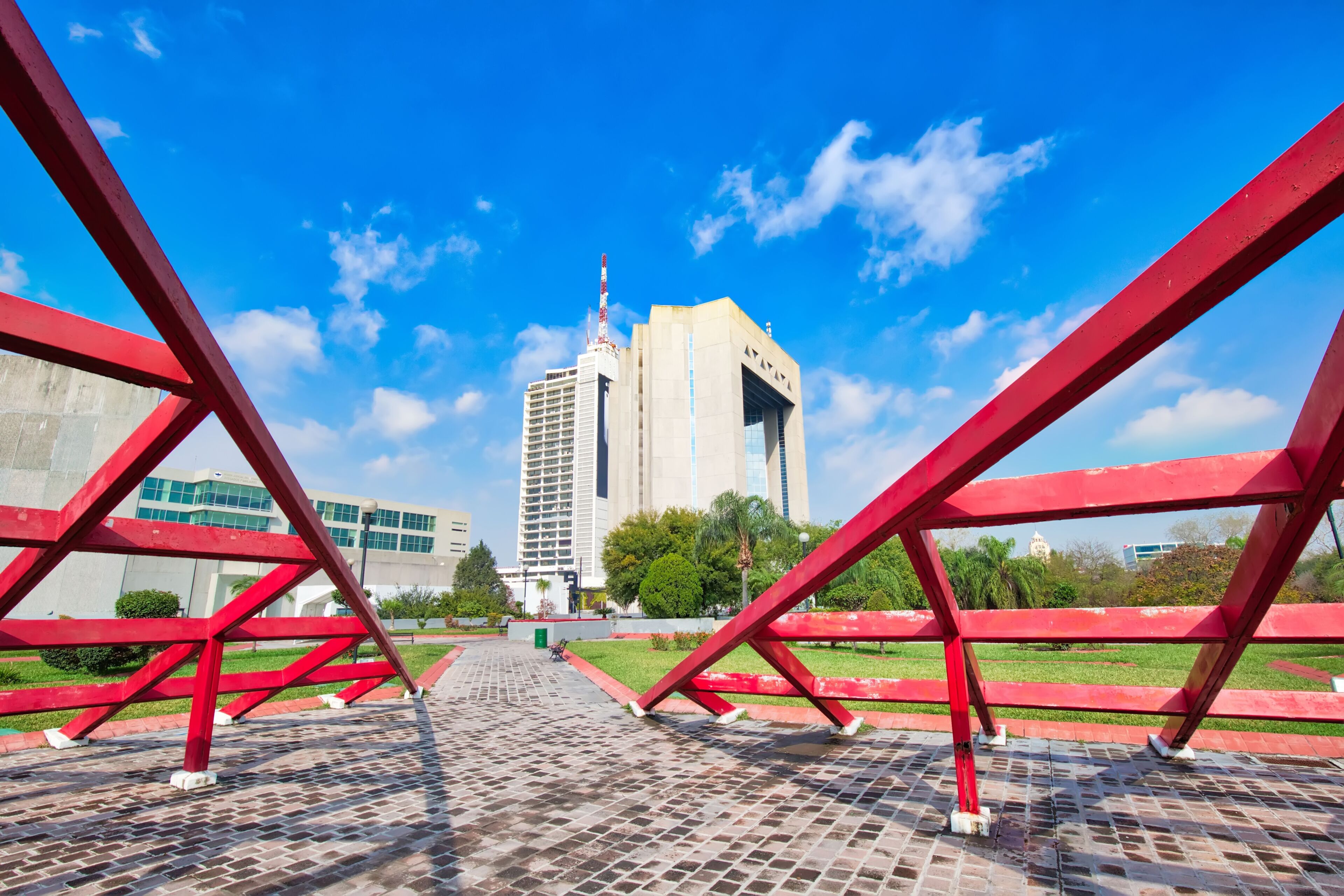 Monterrey, Mexico-11 December, 2018: Monterrey, Landmark Macroplaza