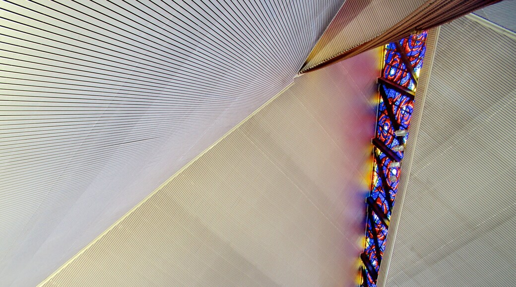 Basilica de Guadalupe featuring a church or cathedral and interior views