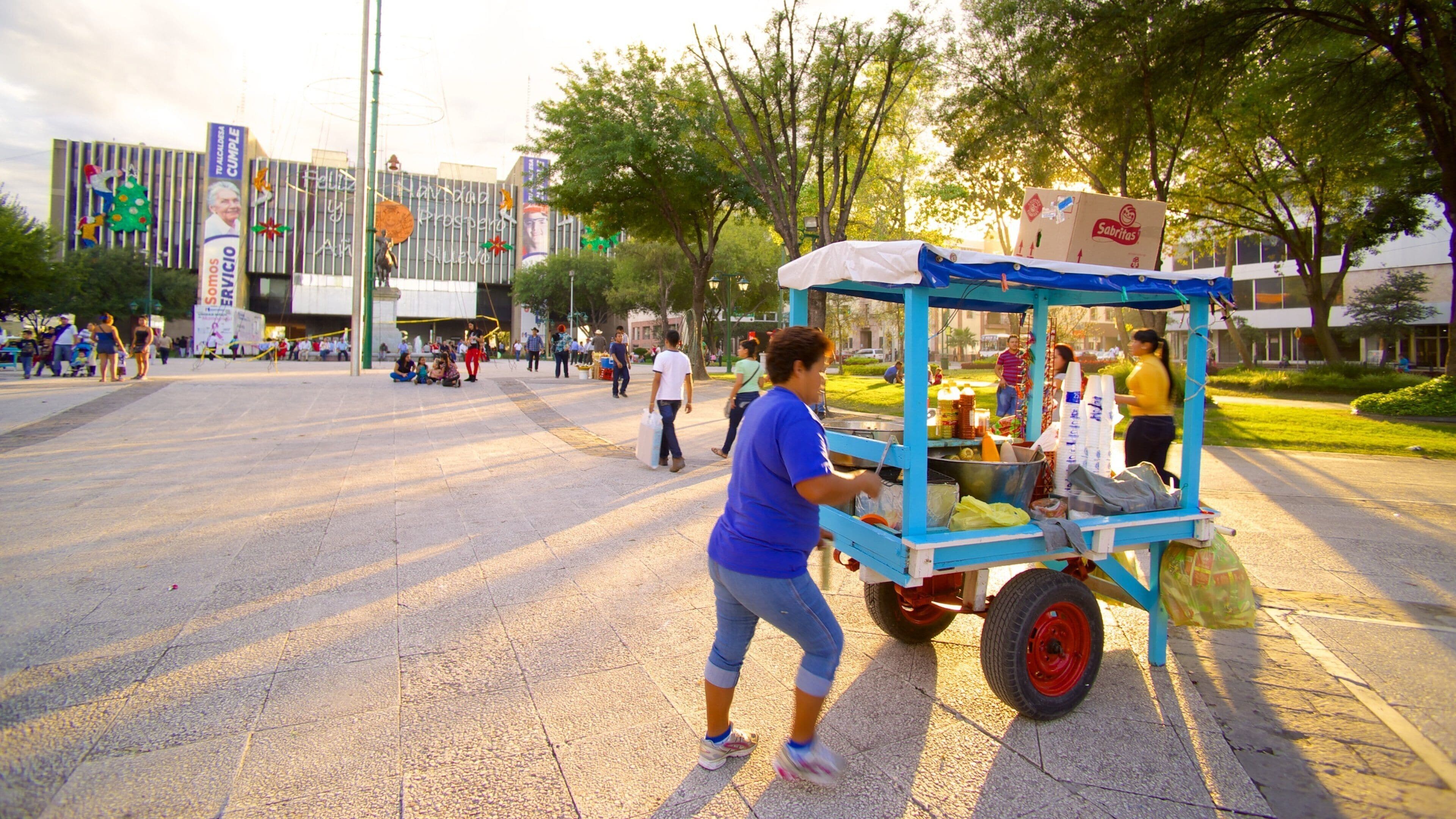 Plaza Zaragoza mettant en vedette square ou place aussi bien que femme