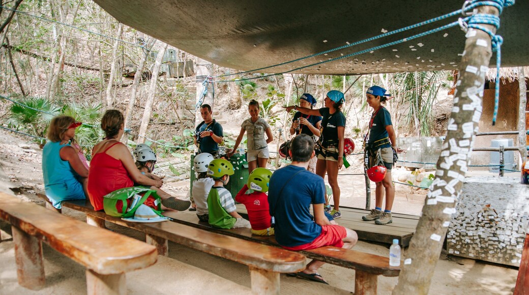 Las Caletas Beach as well as a small group of people