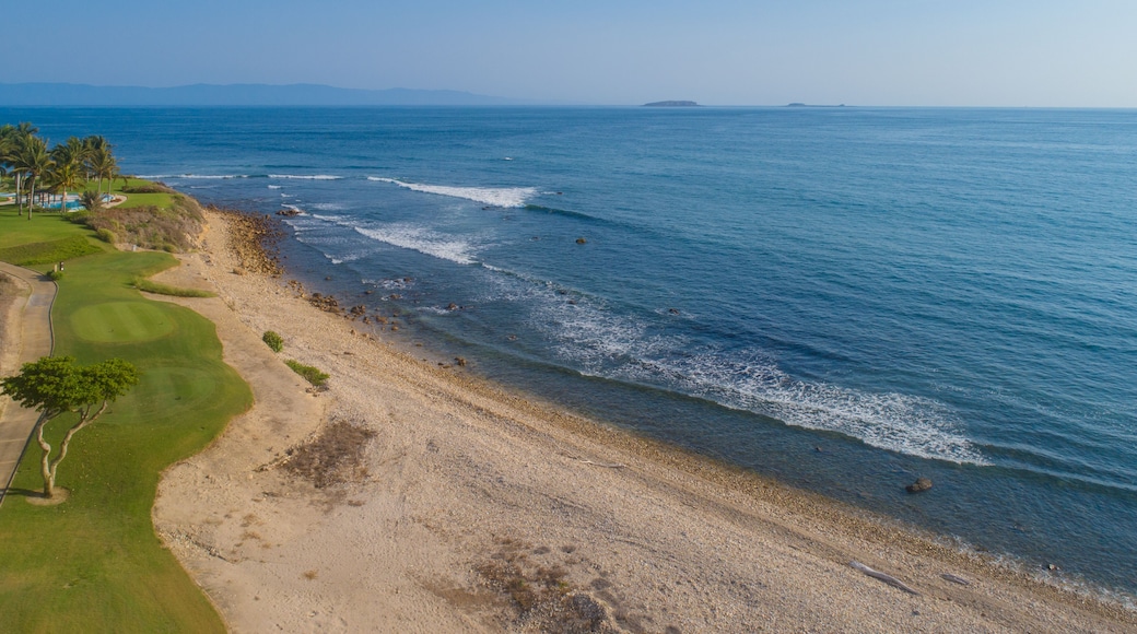 Punta de Mita golf course at the beach aerial view