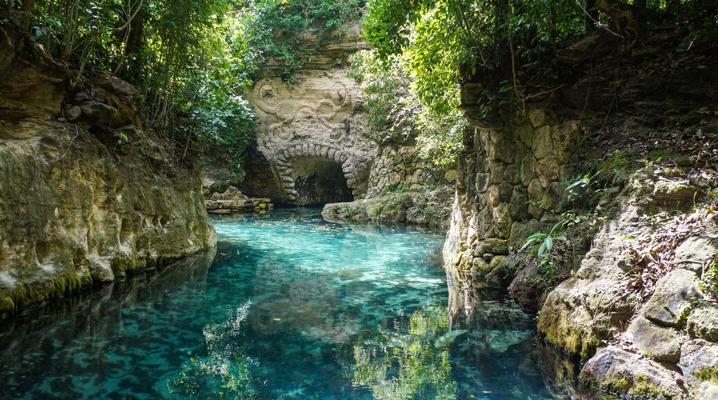 Paradise river in Cancun, Quintana Roo, Mexico
