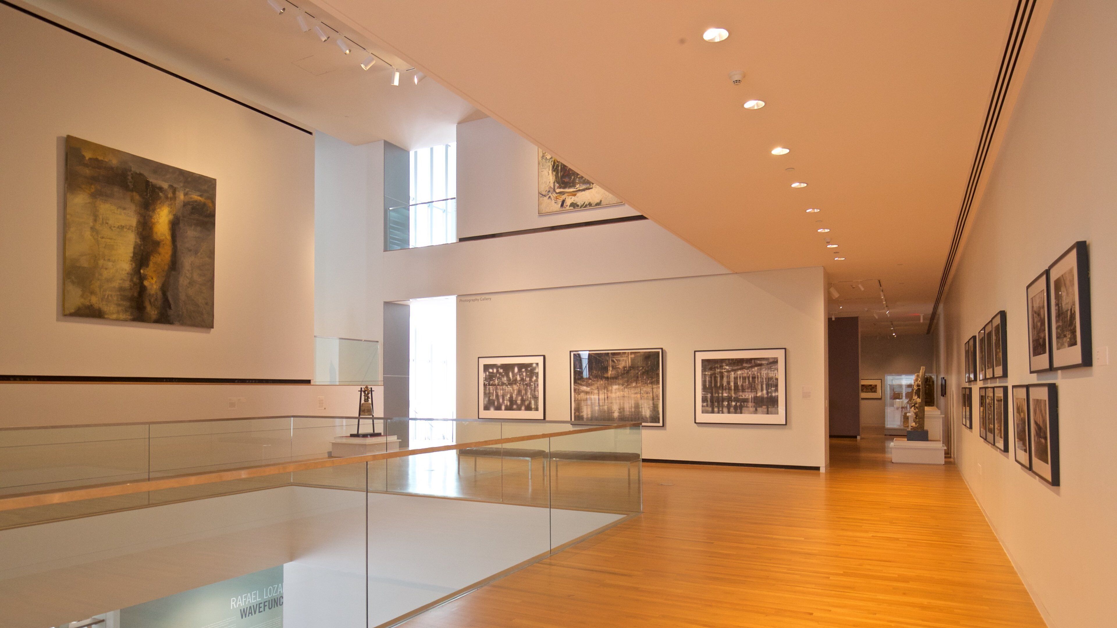 University of Michigan Museum of Art which includes interior views and art