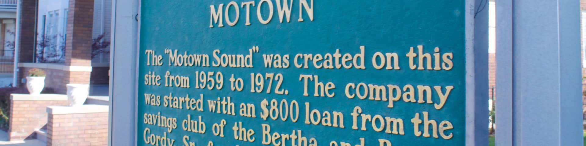 Motown Historical Museum mit einem Beschilderung