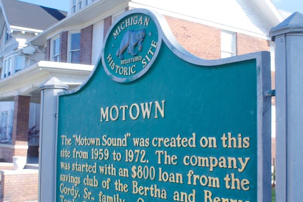 Motown Historical Museum mit einem Beschilderung