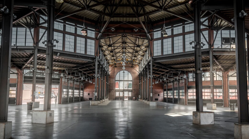 Empty Warehouse Interior In Eastern Market Detroit, Michigan