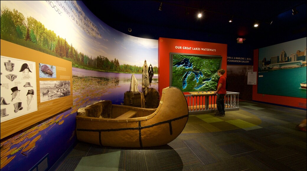 Dossin Great Lakes Museum showing interior views