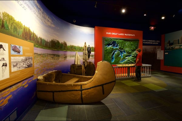 Dossin Great Lakes Museum showing interior views