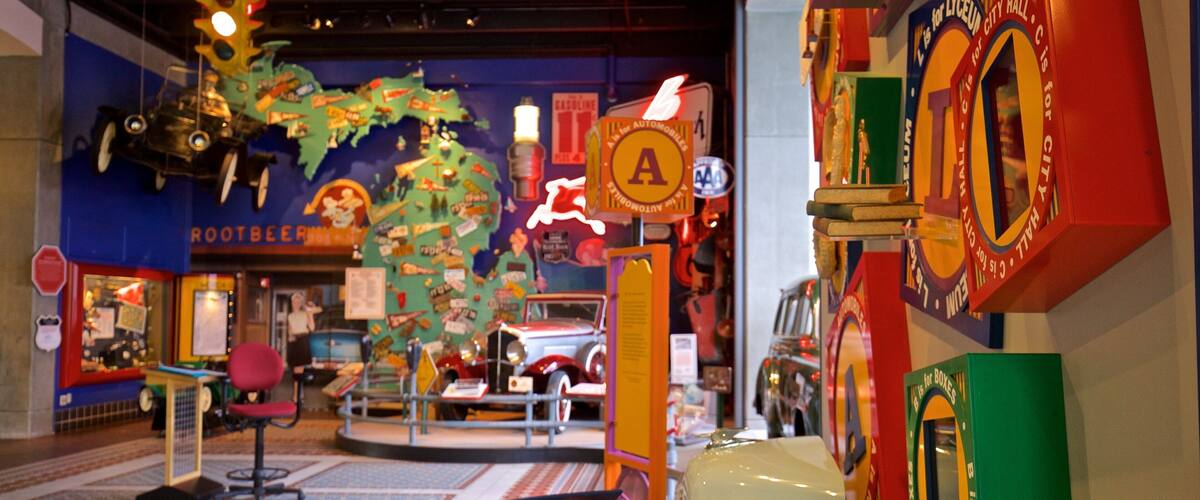Van Andel Museum Center showing interior views