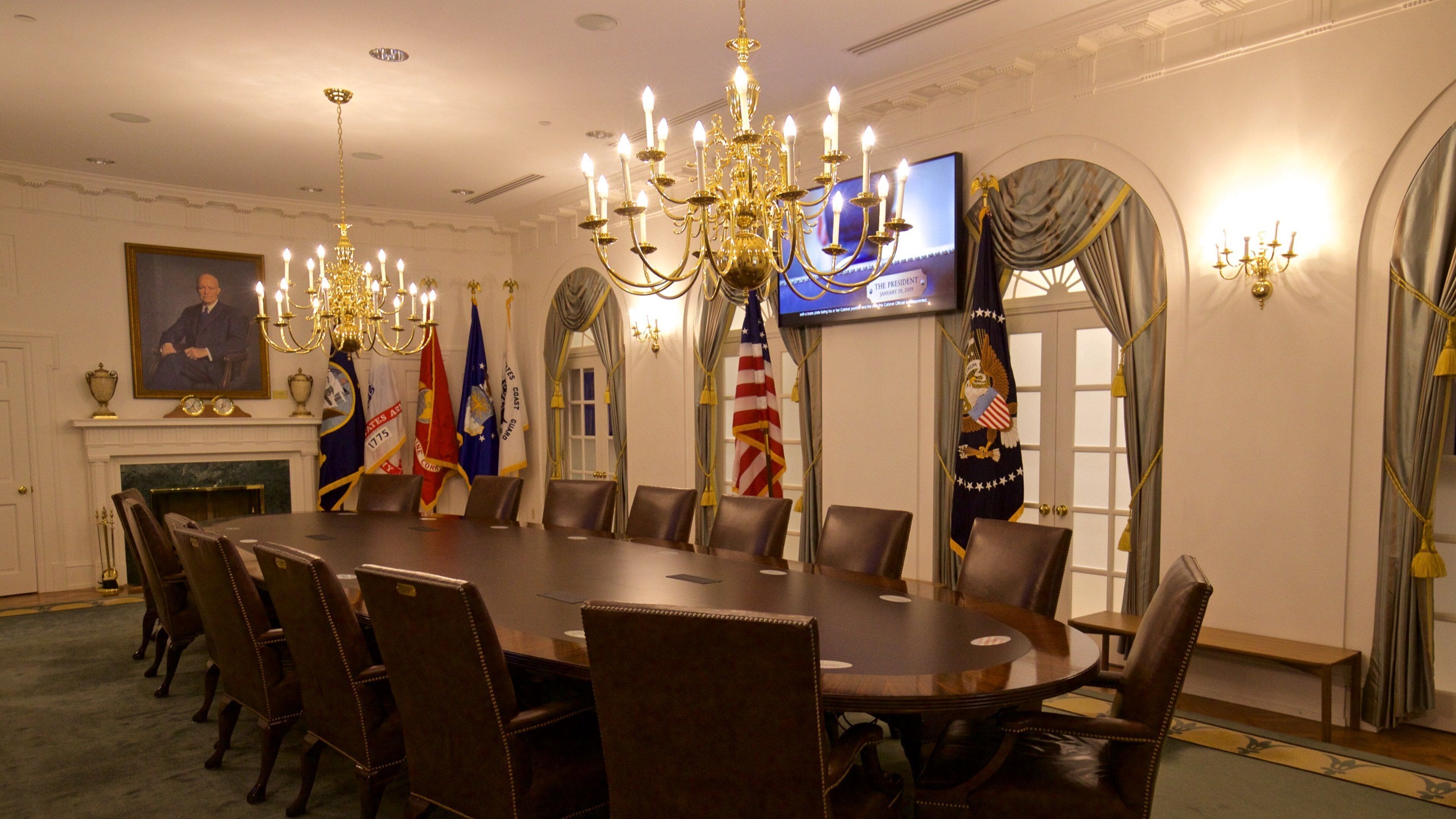 Gerald R. Ford Museum montrant scènes intérieures et éléments du patrimoine