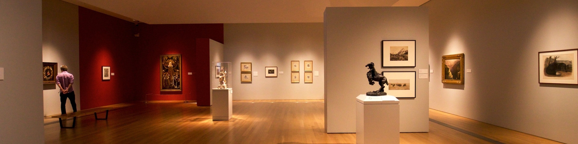 Grand Rapids Art Museum featuring interior views and art