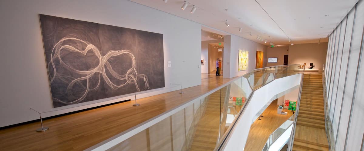 Grand Rapids Art Museum featuring art and interior views