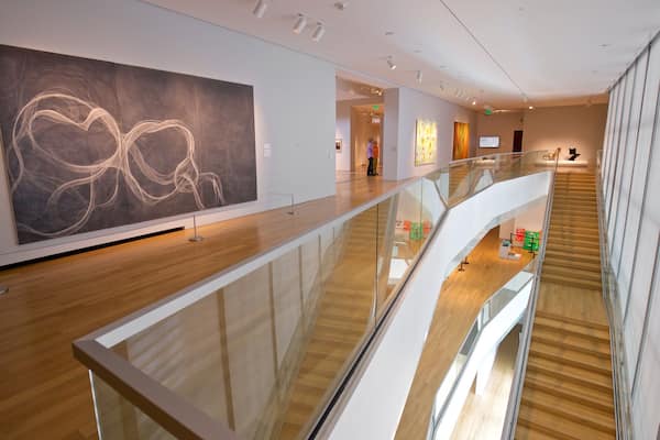 Grand Rapids Art Museum showing interior views and art