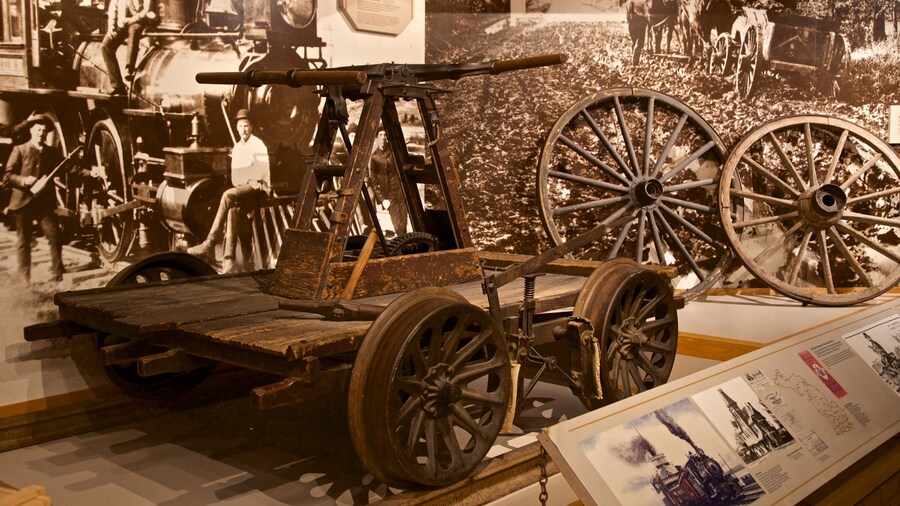 Michigan History Museum featuring interior views