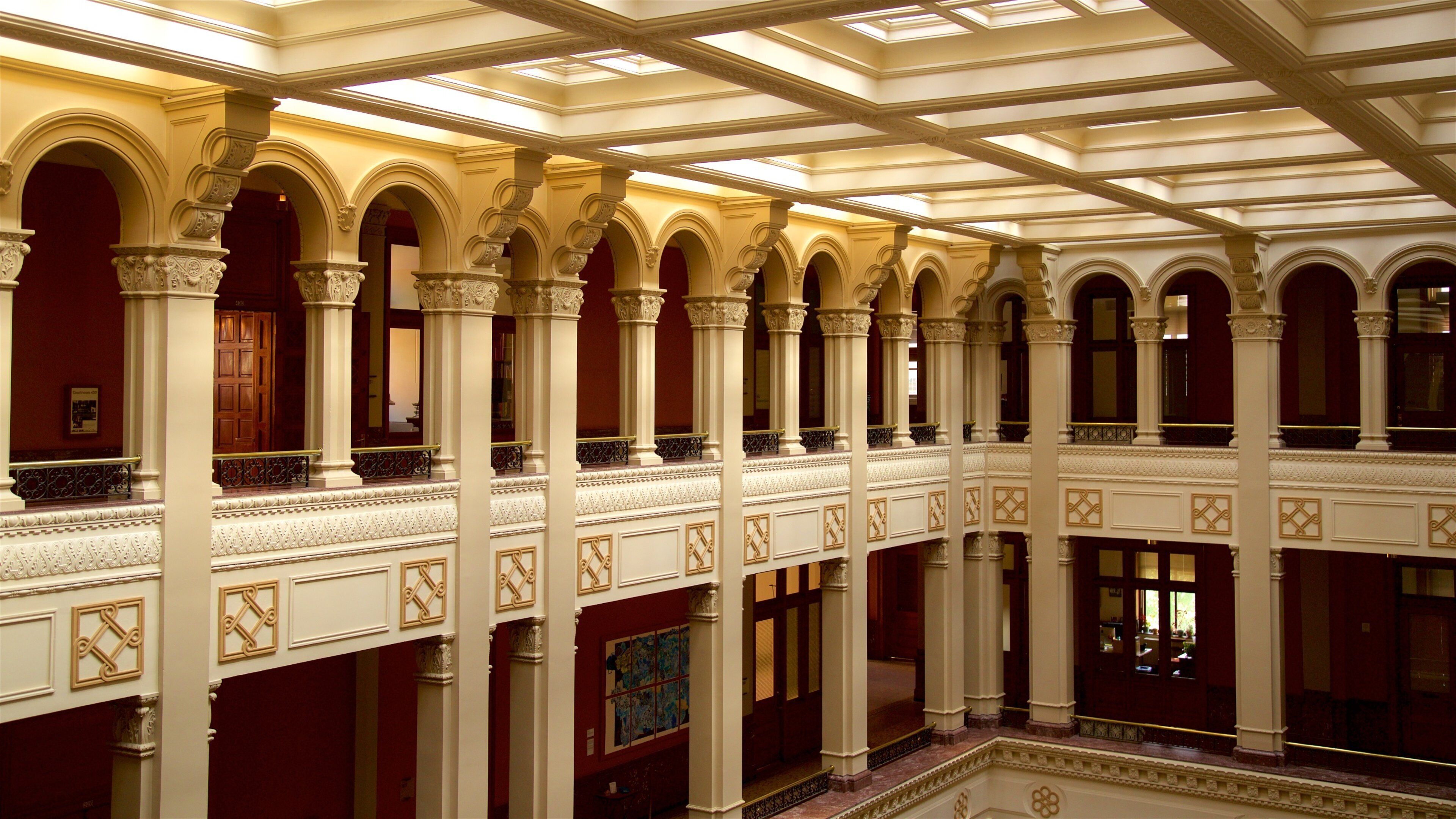 Landmark Center which includes interior views and heritage elements