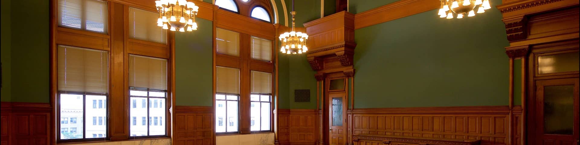 Landmark Center qui includes patrimoine historique et vues intérieures