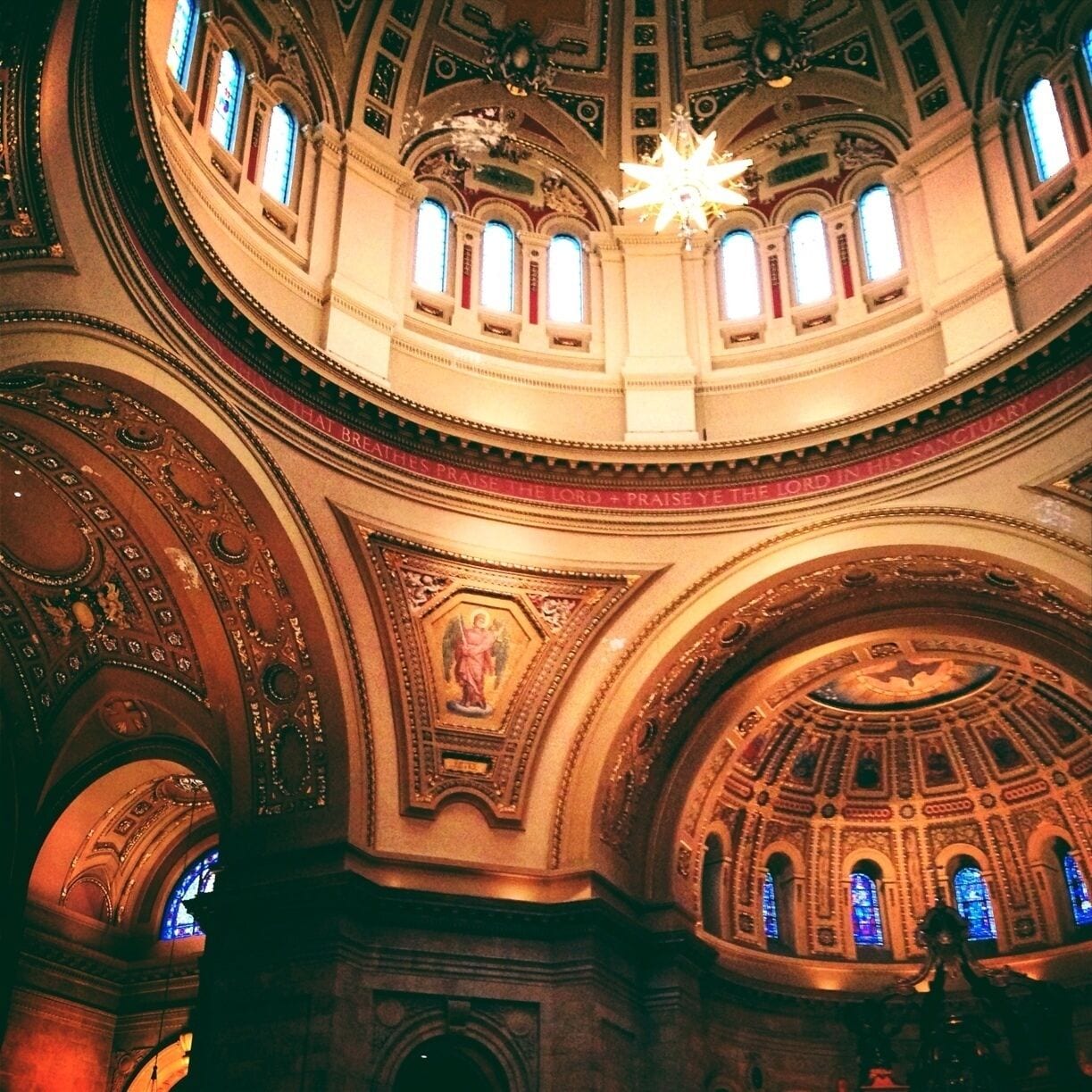 Cathedral of St. Paul, perhaps the largest and most ornate cathedral in Minnesota.