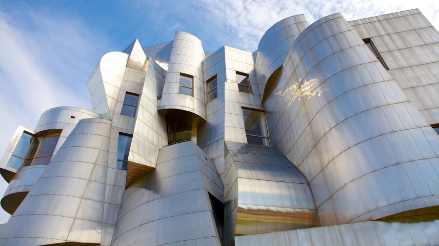 Weisman Art Museum montrant ville