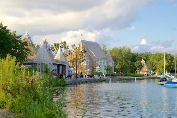 Lake Harriet showing a lake or waterhole and a bay or harbor
