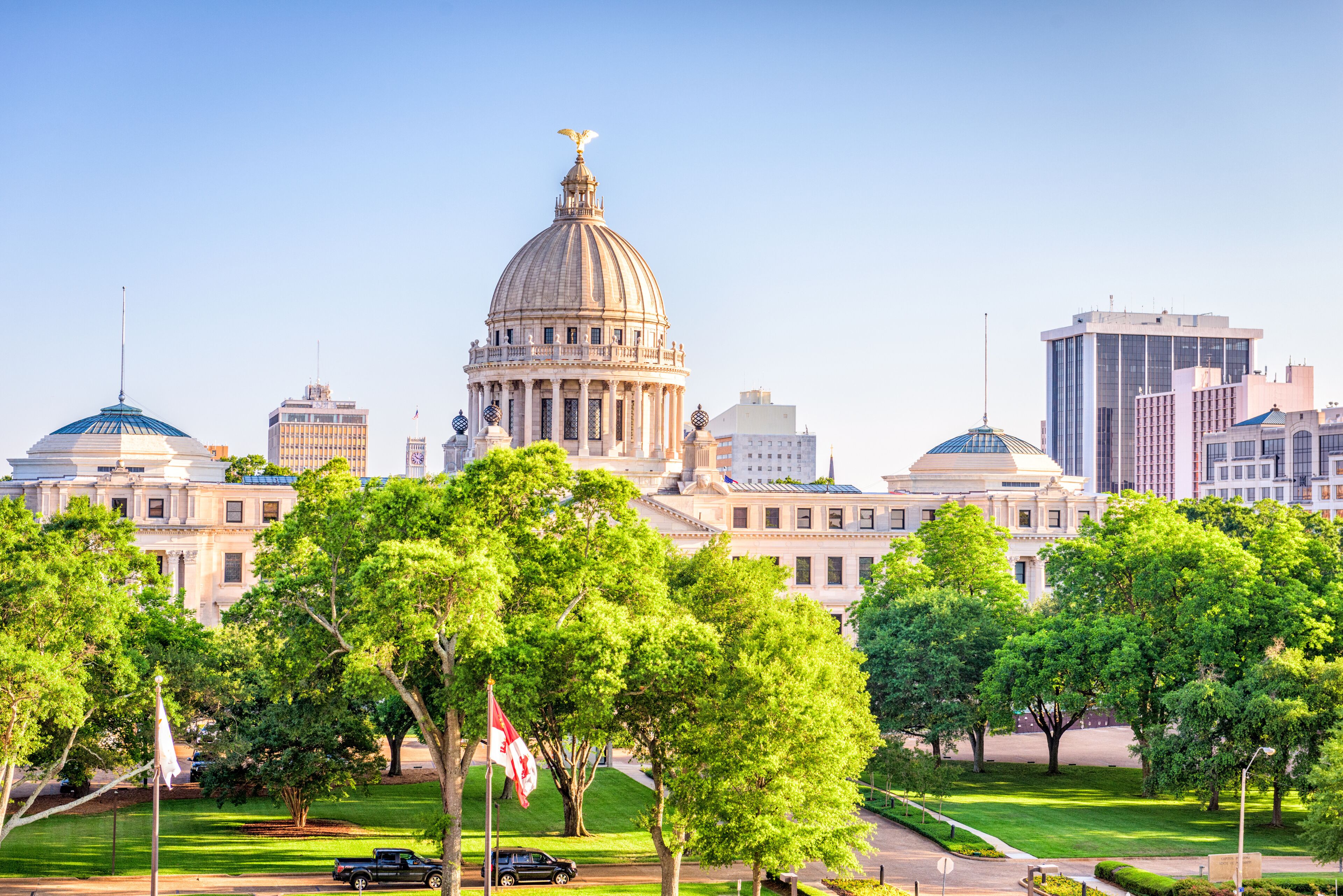 Jackson, Mississippi, USA downtown Cityscape